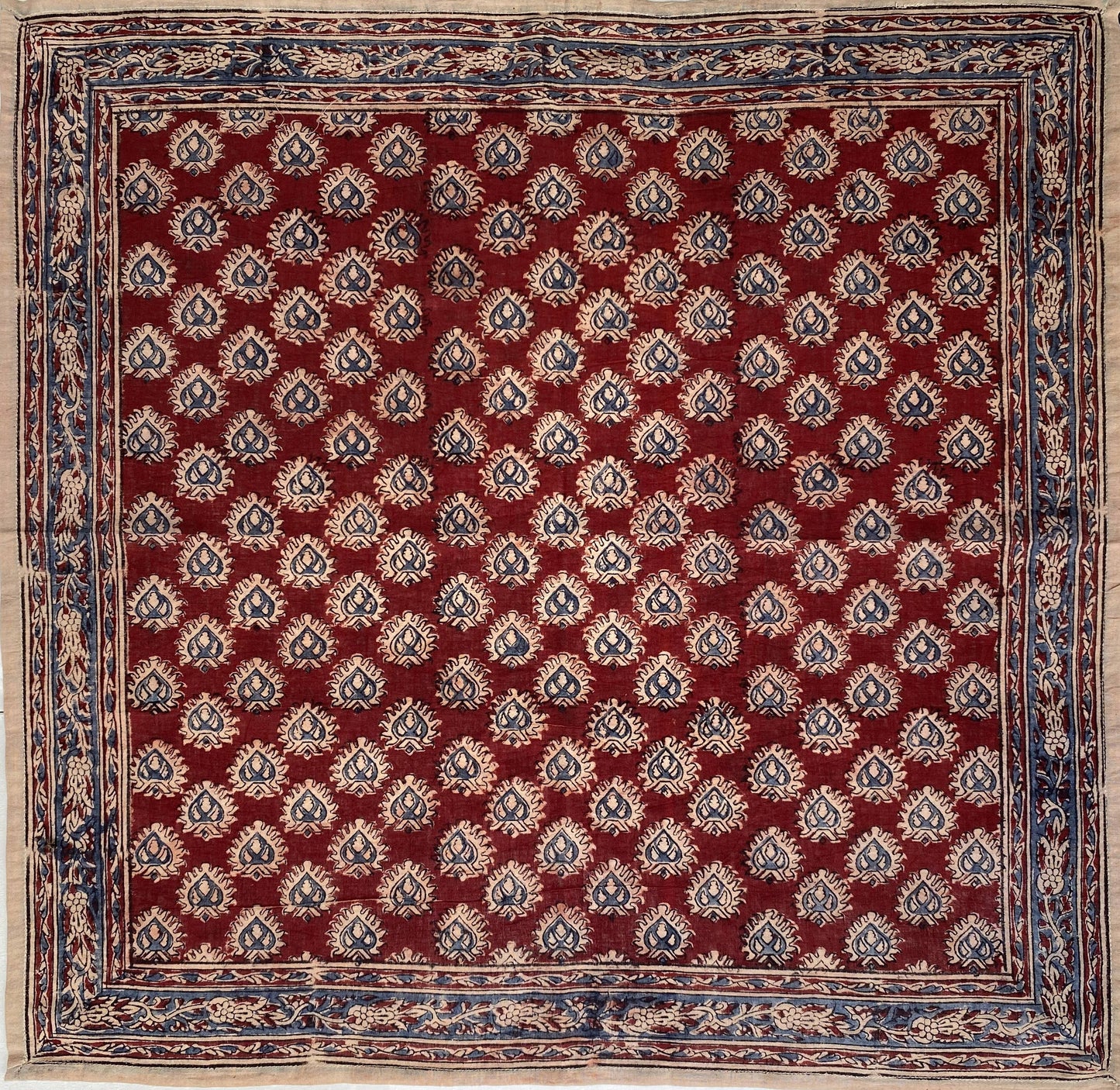 Rouge Kalamkari Cotton Bandana