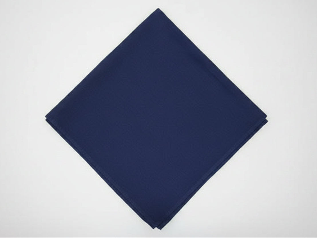 Woven Homespun Navy Napkins