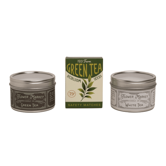 Tea Garden Candles Set