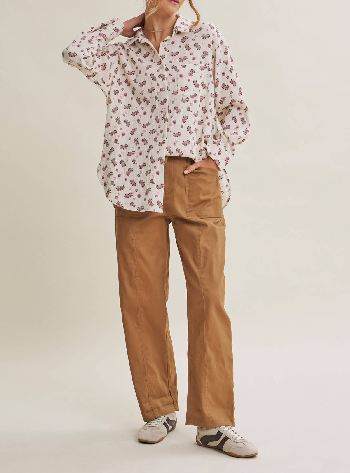 Stroll Pant in Camel