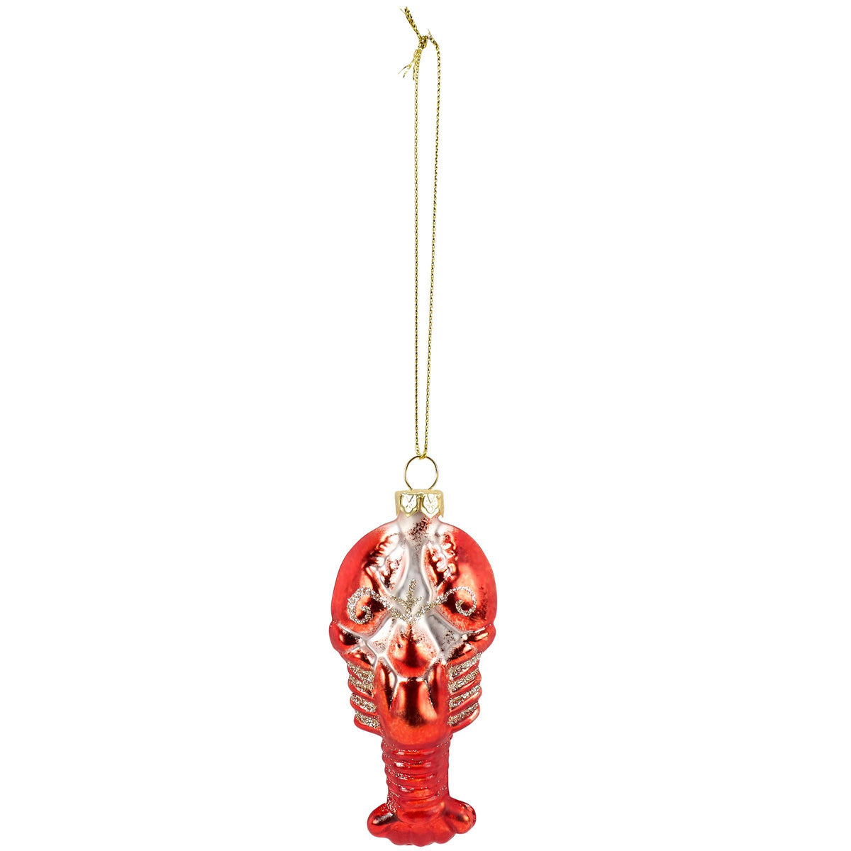 Glass Lobster Ornament