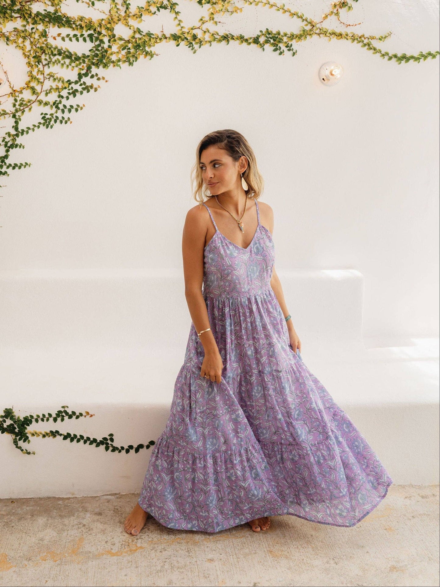 Sol Dress in Lavender Drift