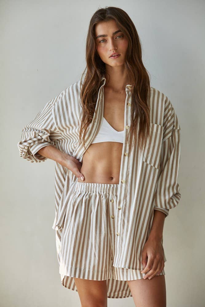 Sand Stripe Shorts