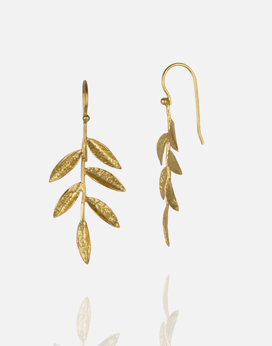 Gold Leaf earrings