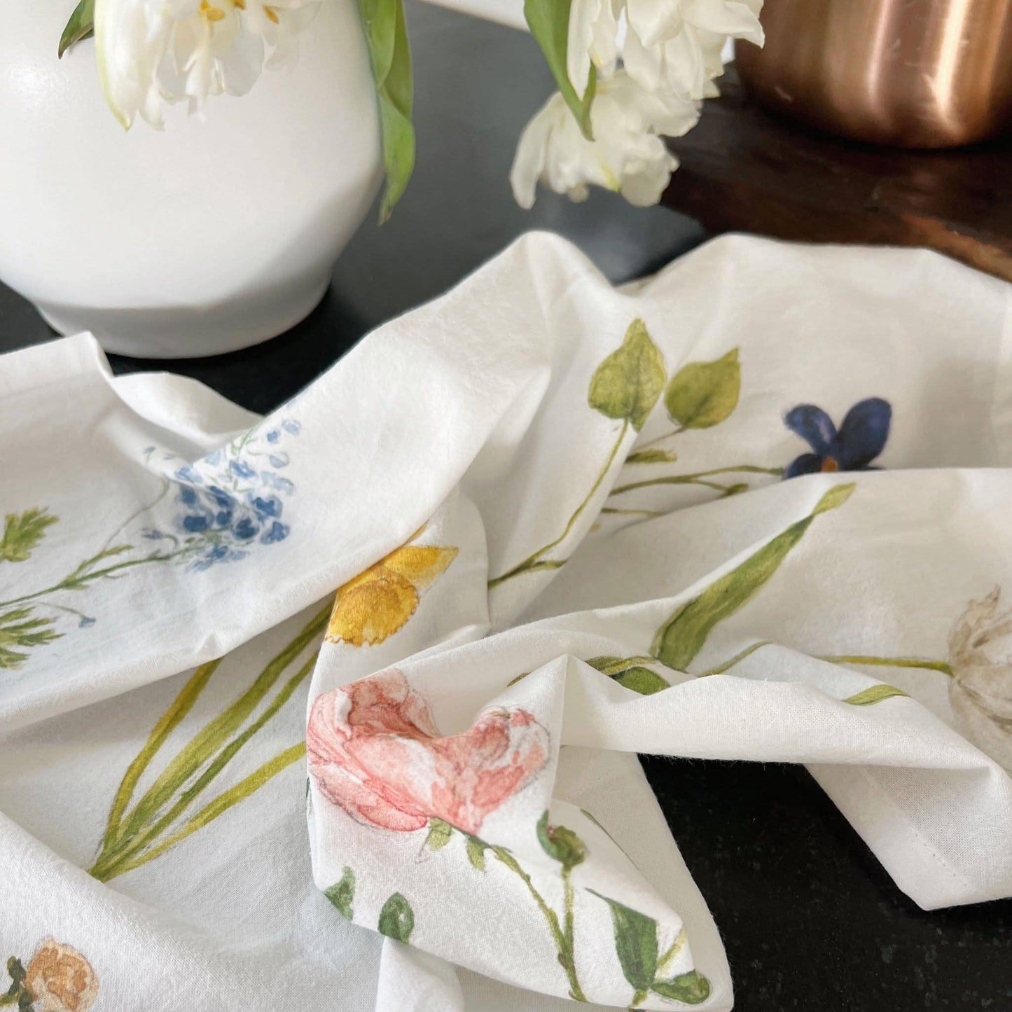 Garden Flowers Dish towel