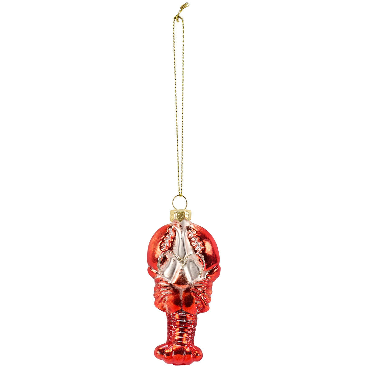 Glass Lobster Ornament