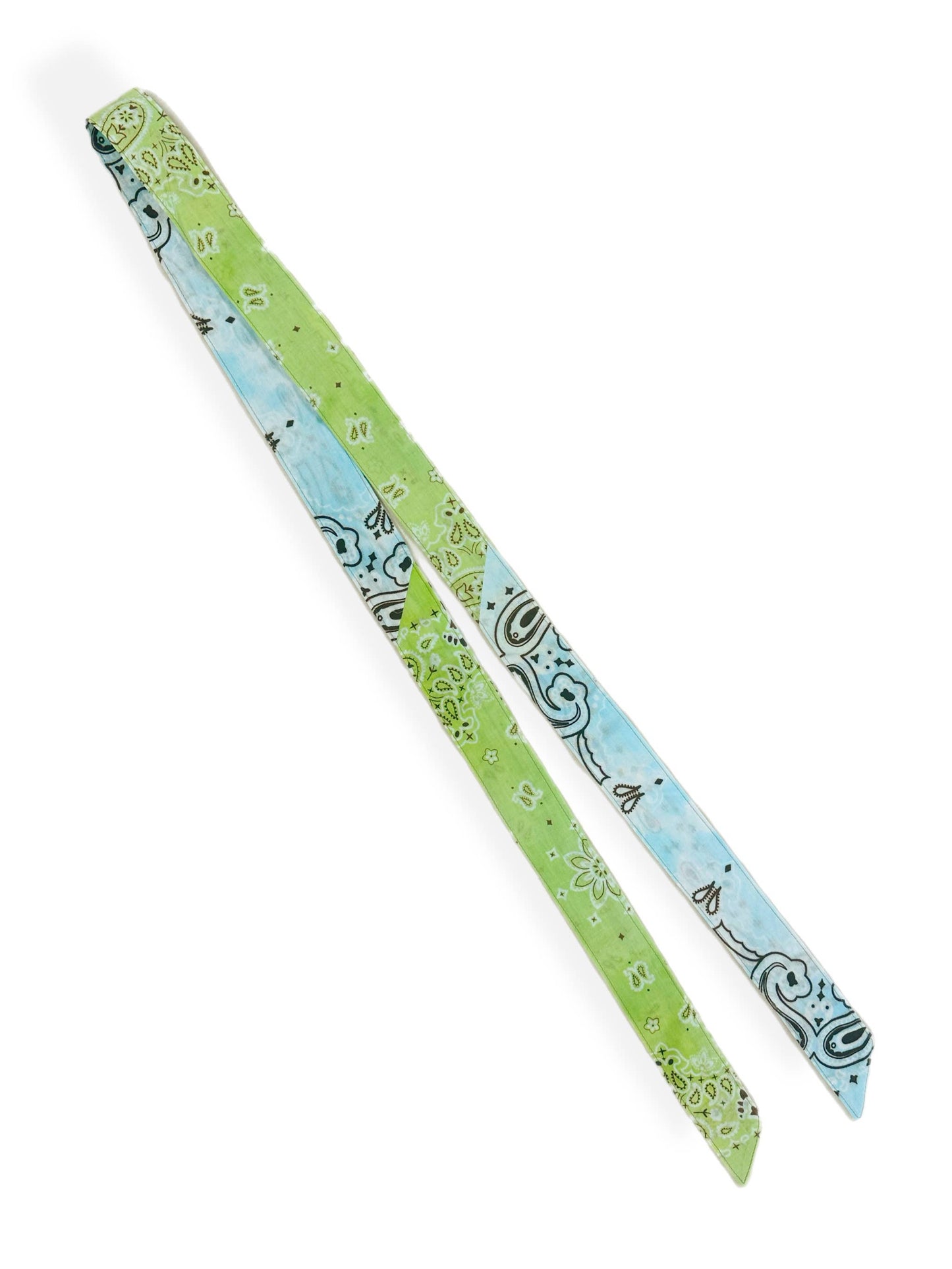 Bandana Tie Belt: Blue