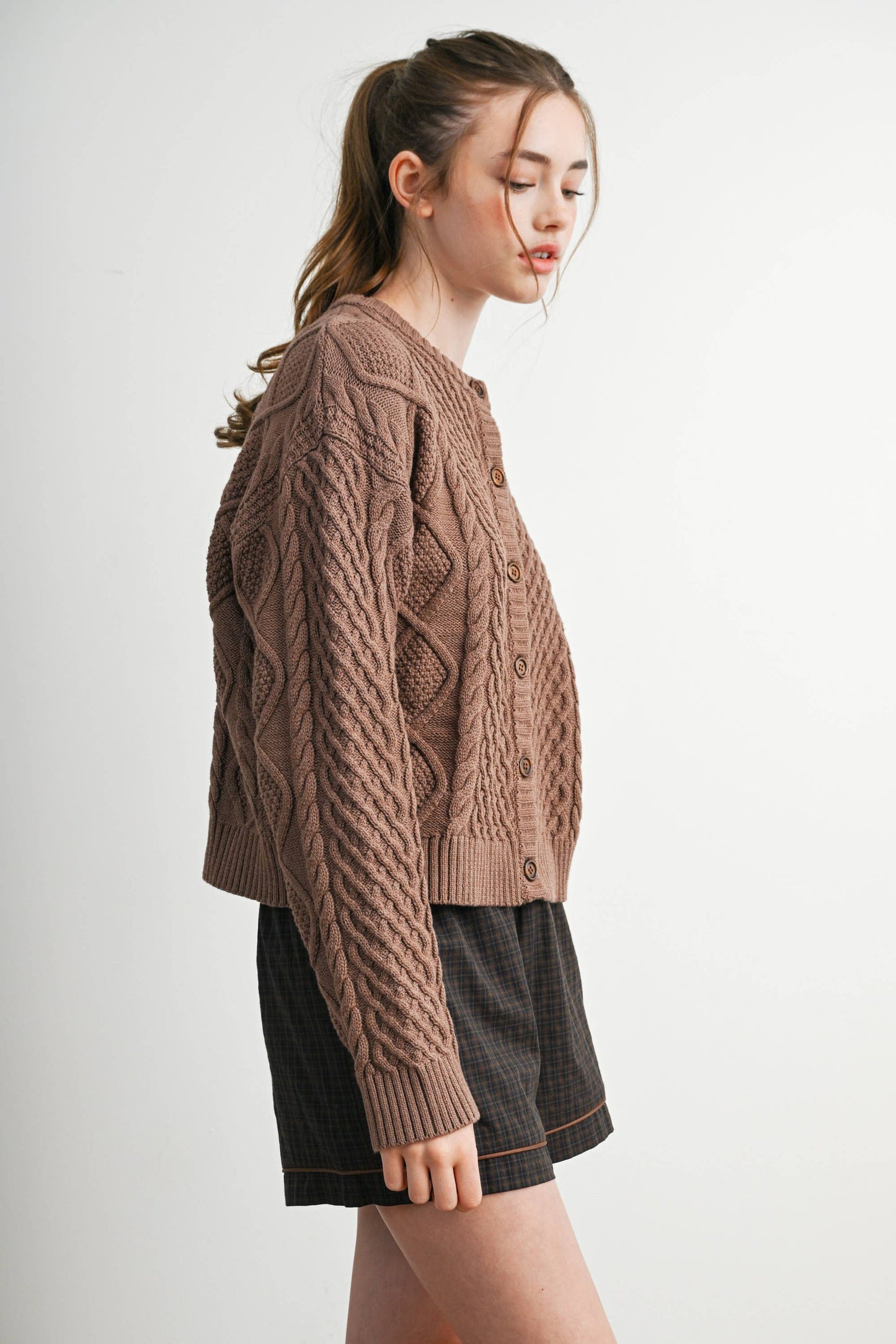 Jules Cable Knit Cardigan