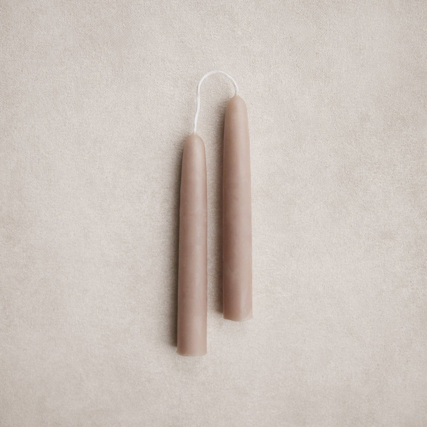 6" Beeswax Mushroom Taper Candles