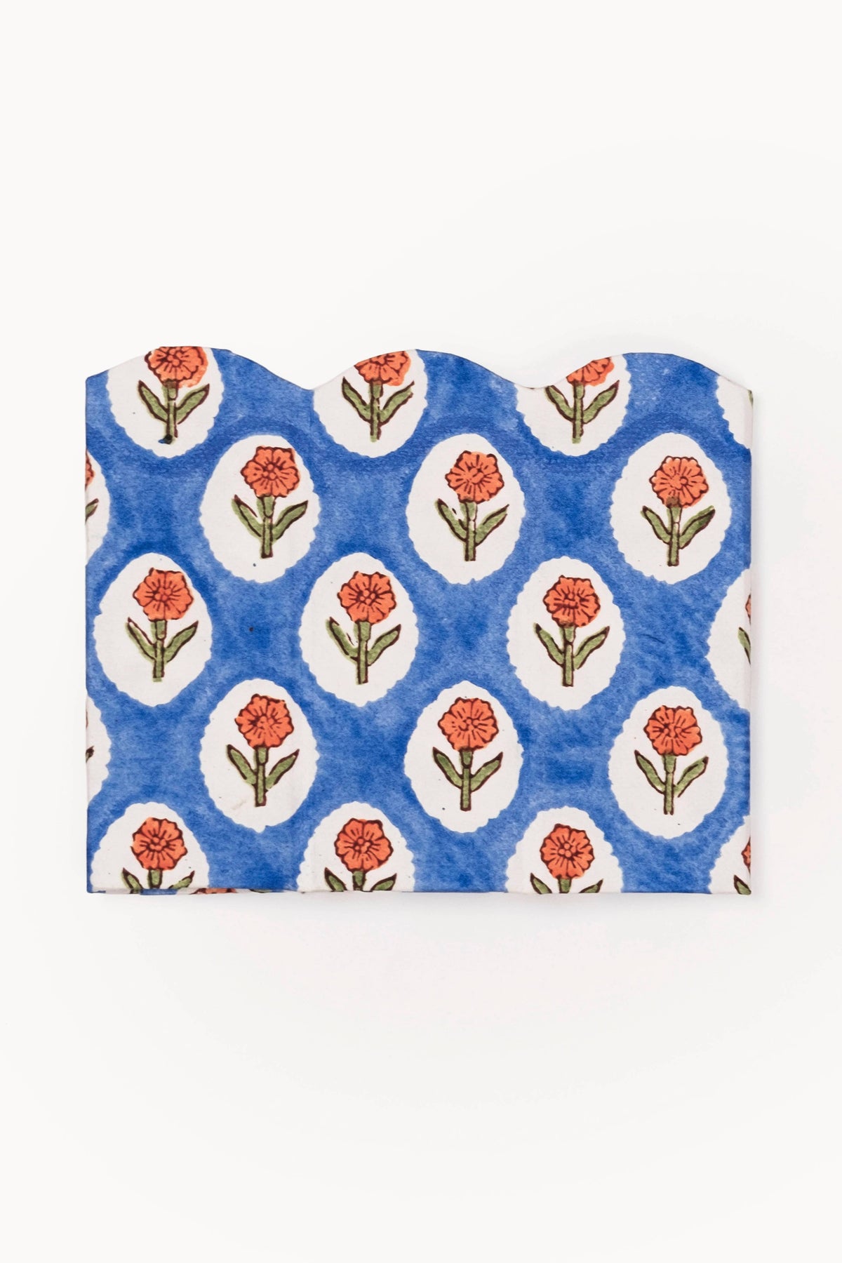 Marigold Block Print Pencil Holder