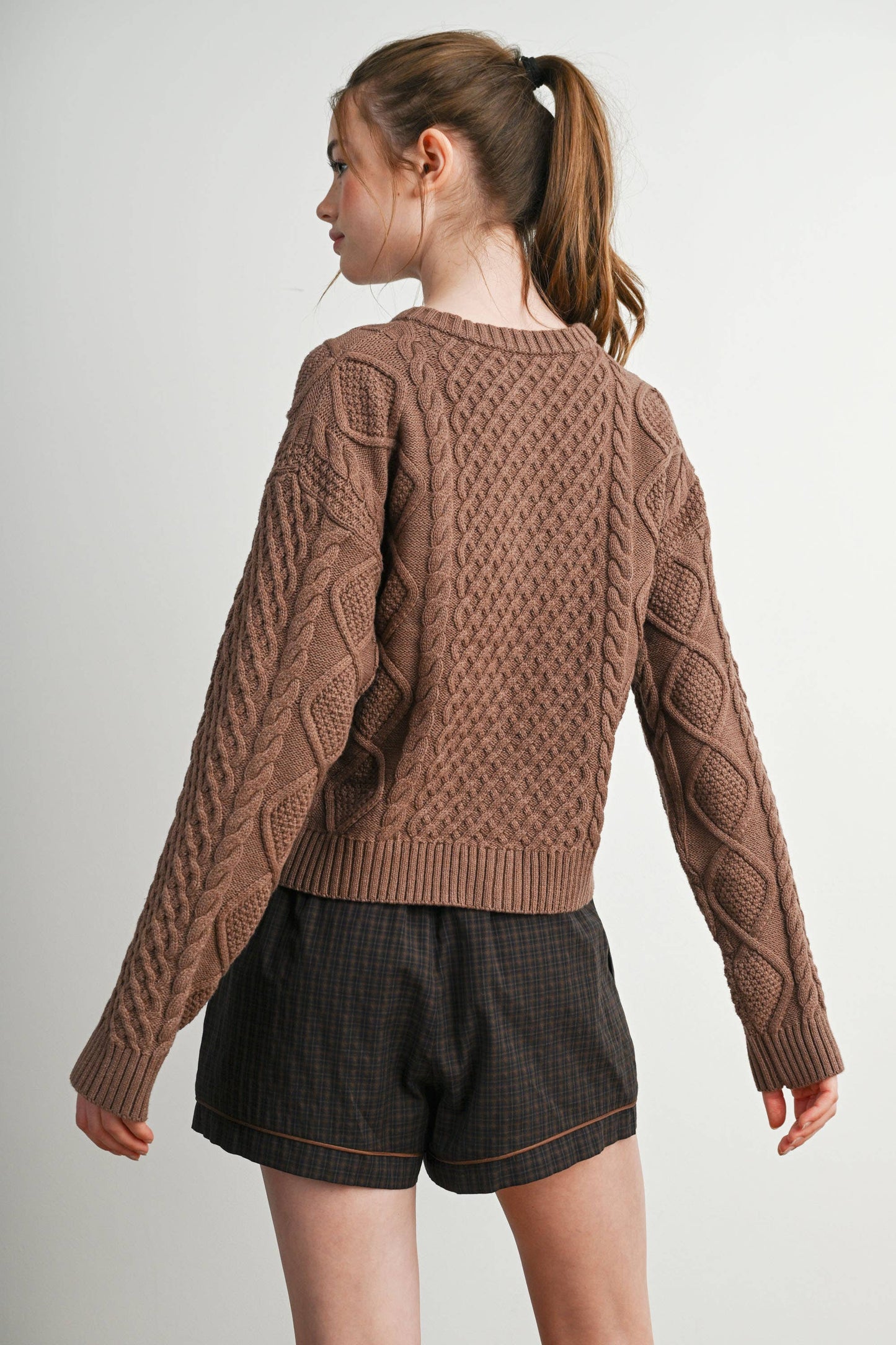 Jules Cable Knit Cardigan
