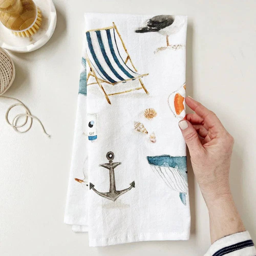 Seaside Dish towel