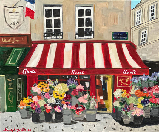 Paris Flower Shop Card