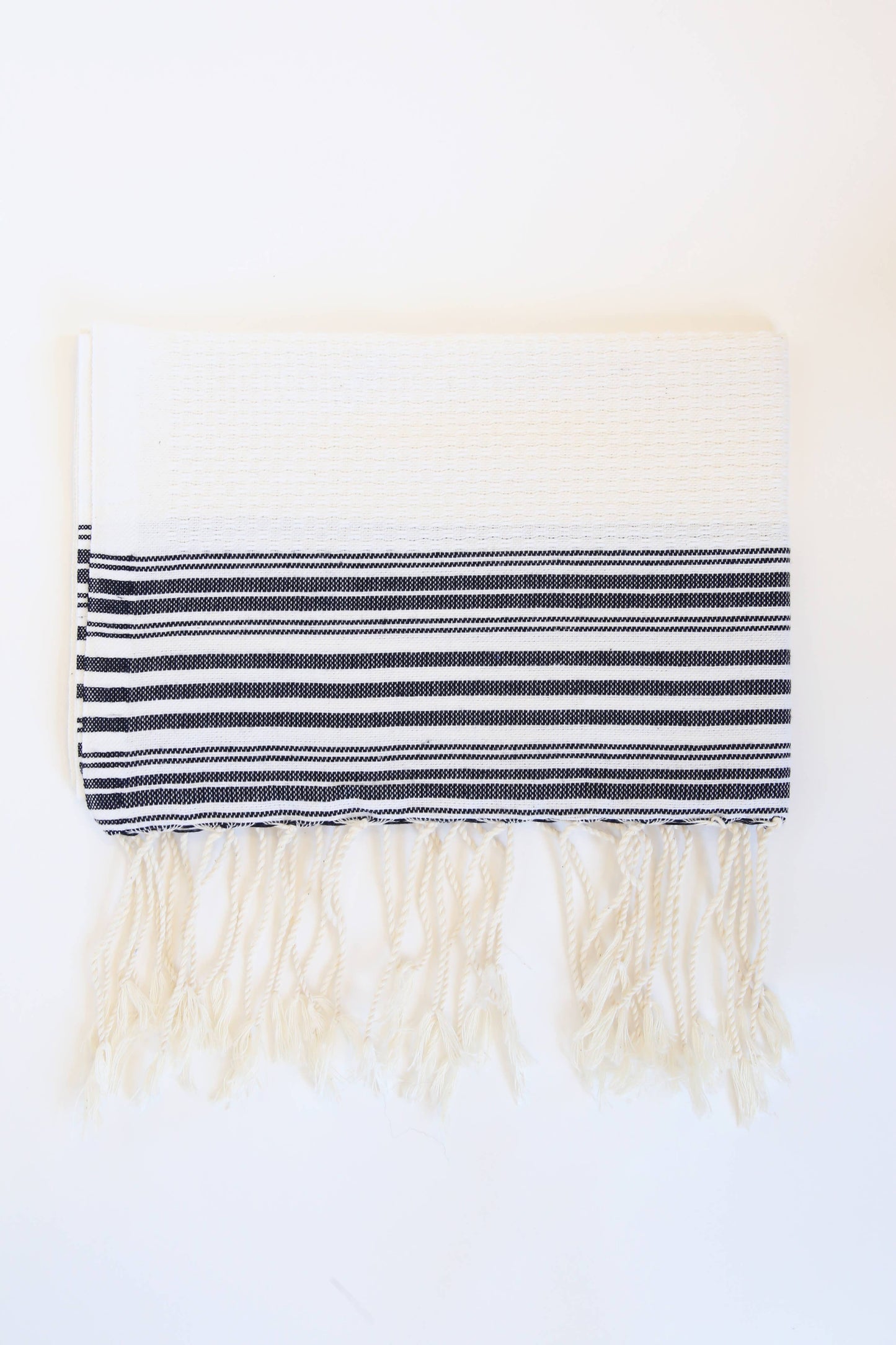 White Honeycomb Hand Towel