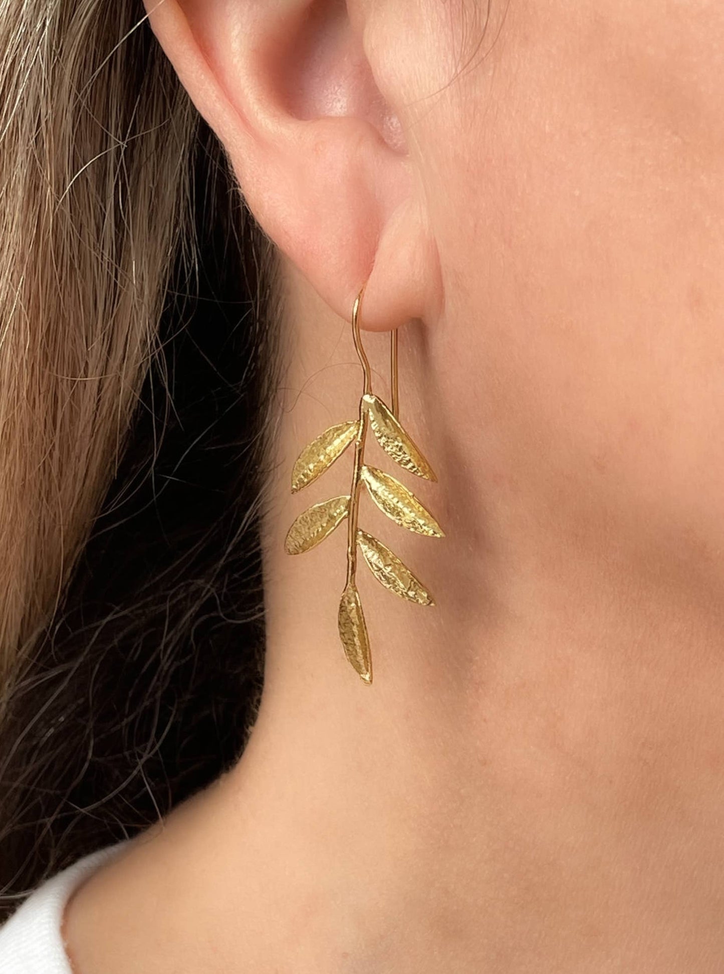 Gold Leaf earrings