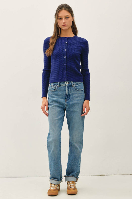 Le Cable Knit Cardi
