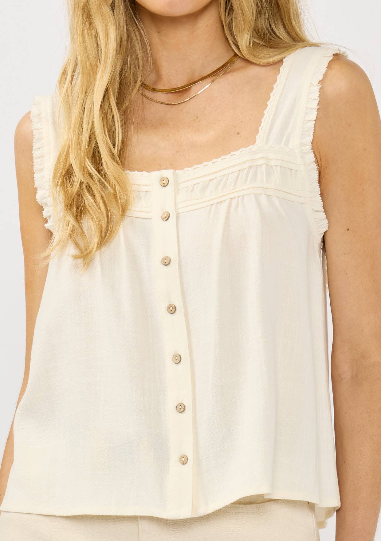 Francis Lace Trim Tank