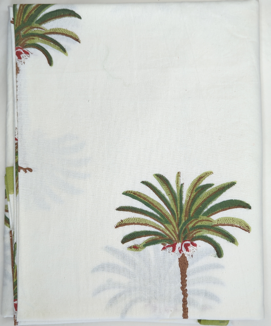 Palm Tree Round Tablecloth