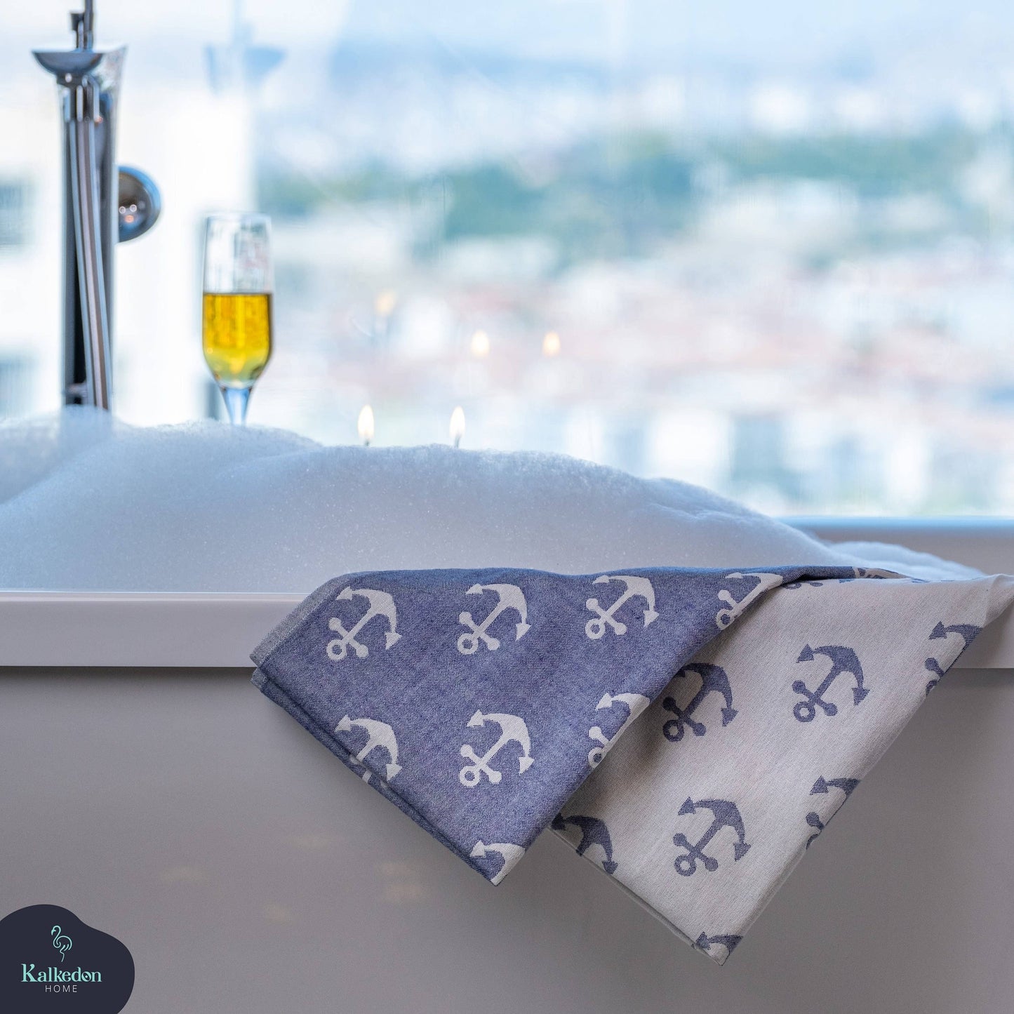 Double Sided Anchor Towels