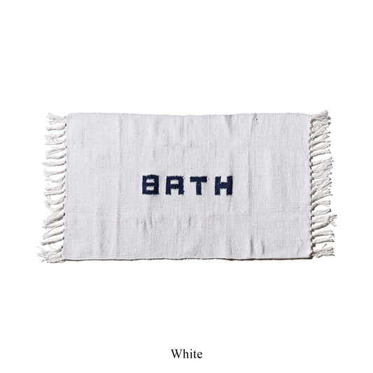 HANDLOOMED RECYCLED YARN BATH MAT