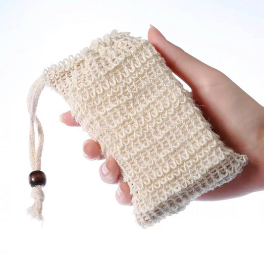 Sisal soap pouch with Soap