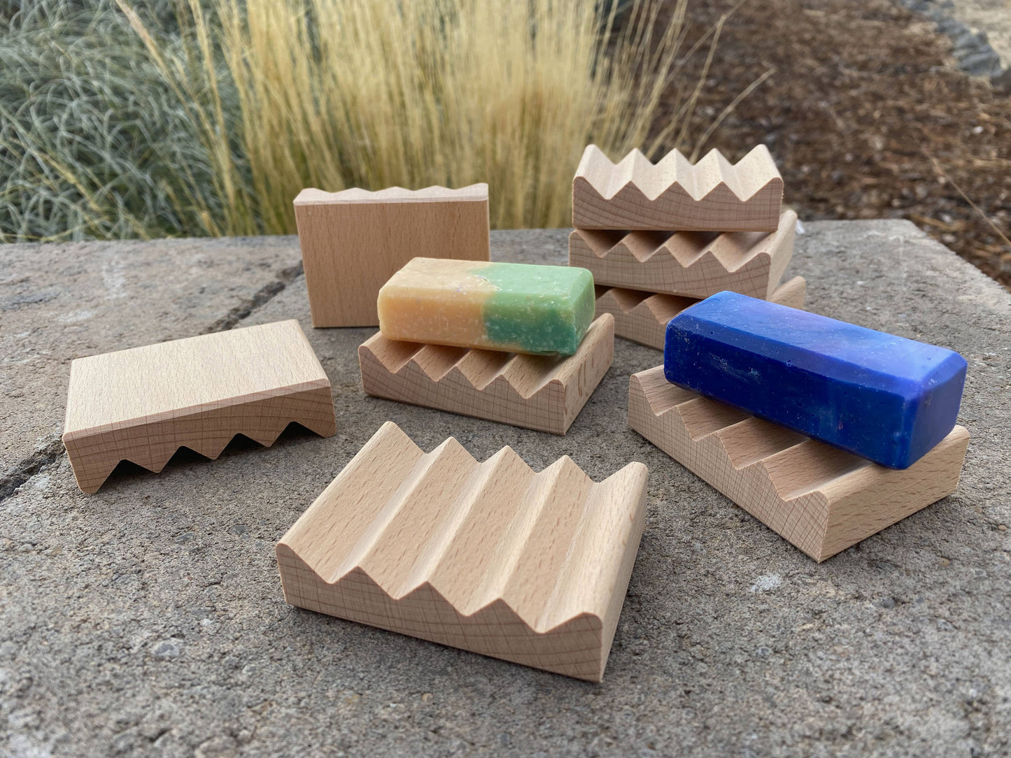 2" mini wood soap dishes
