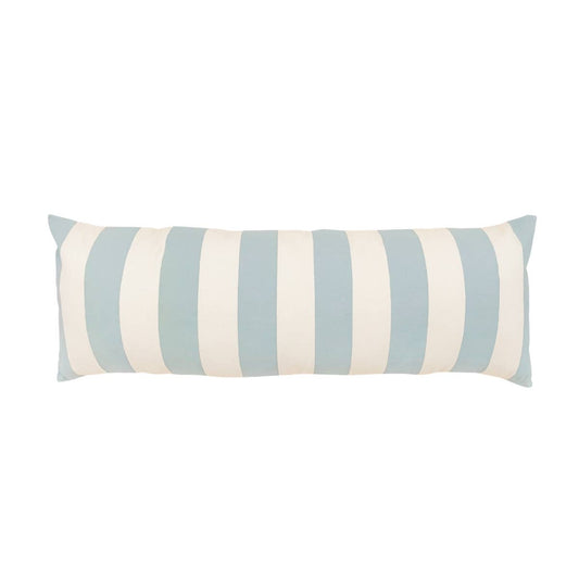 Striped Lumbar - Blue Pillow Cover
