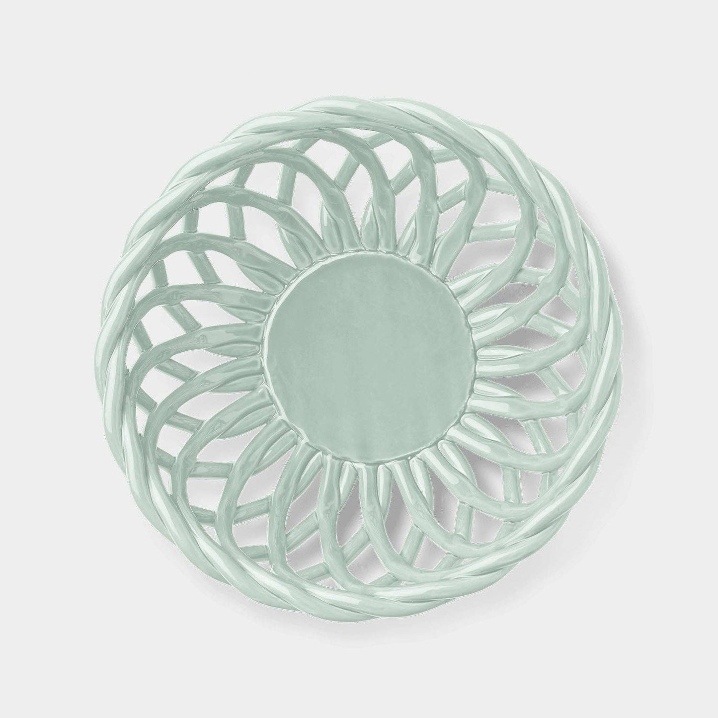 Large Ceramic Braid Basket