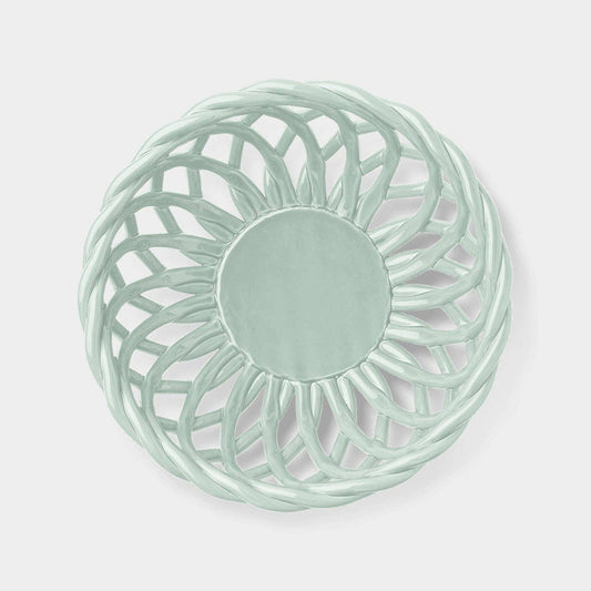 Large Ceramic Braid Basket