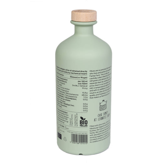Hellenic Farms - Levantes Charm Organic Extra Virgin Olive Oil 750mL