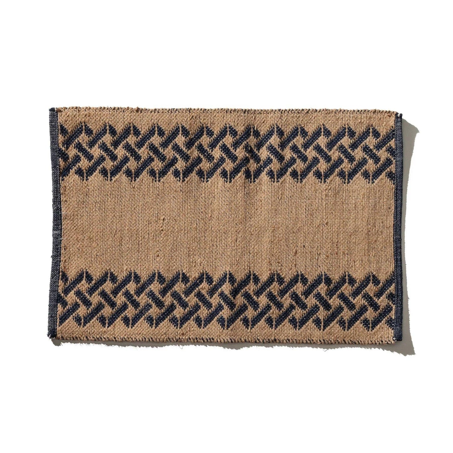 Sicilian Tile Patterned Jute Rug