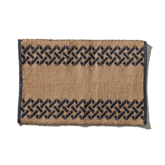 Sicilian Tile Patterned Jute Rug