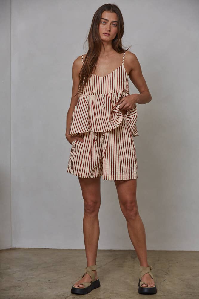 Bisette Striped Shorts