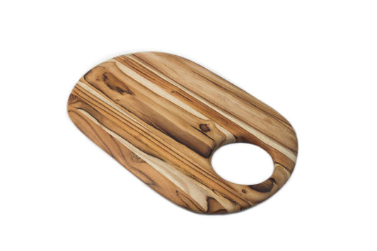 Oval Teakwood Charcuterie Board