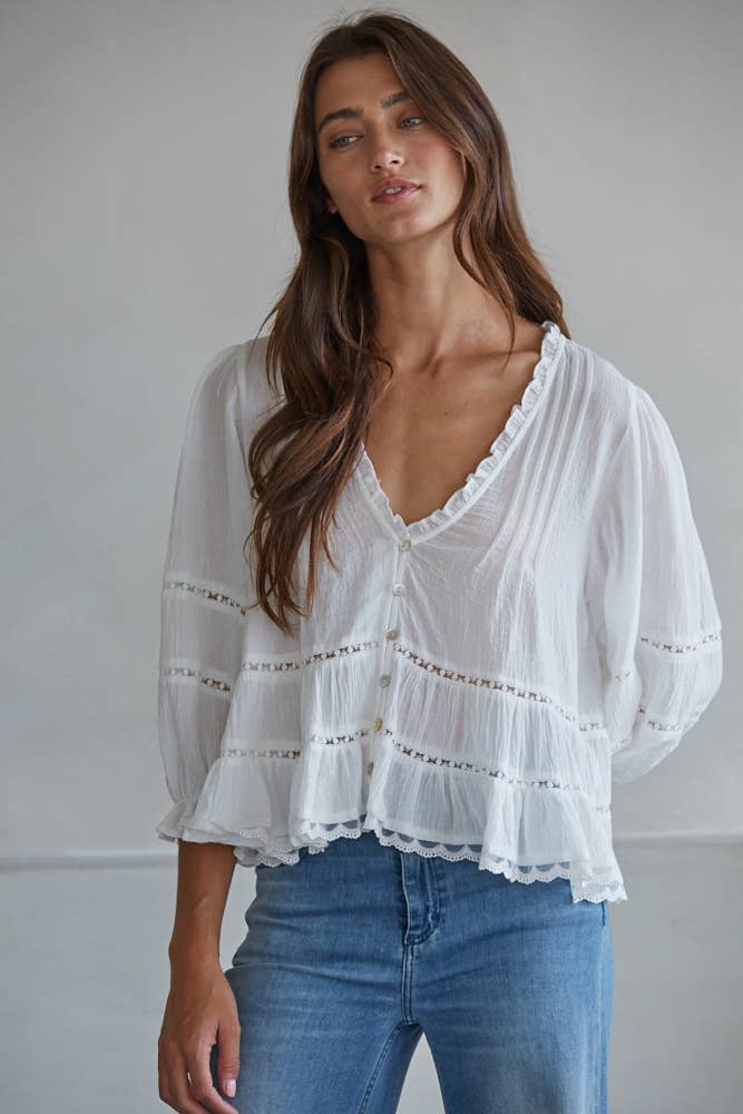 Daphne Lace Blouse