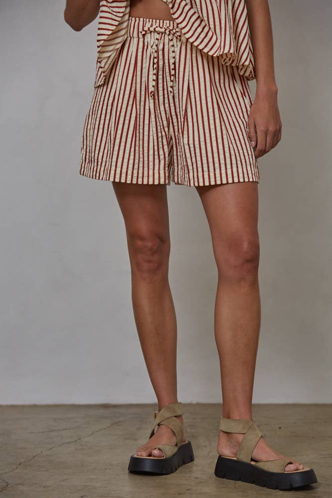 Bisette Striped Shorts