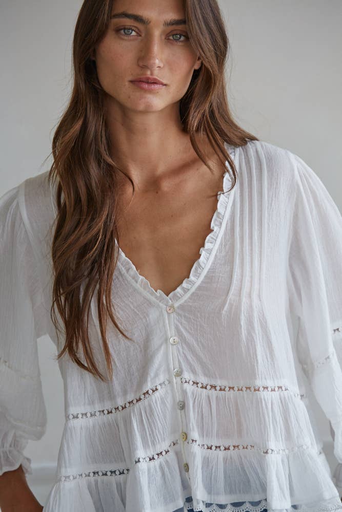 Daphne Lace Blouse
