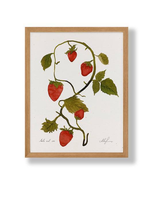 Strawberry Art Print