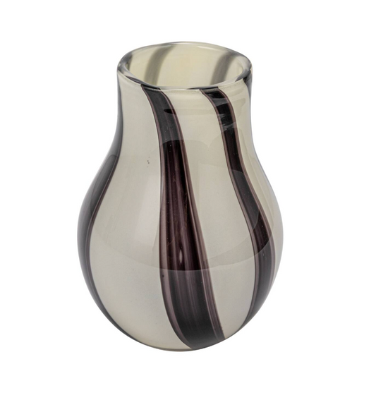 Glass Stripe Vase