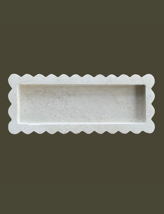 512 Tray in Travertine