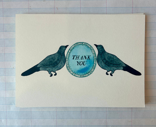 Birds Thank You Card