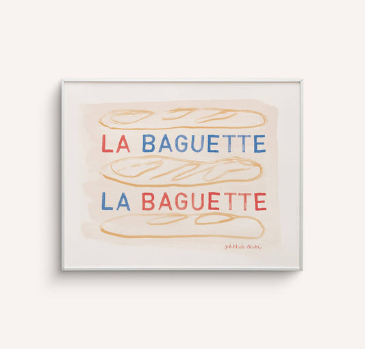Phthalo Ruth - La Baguette Art Print