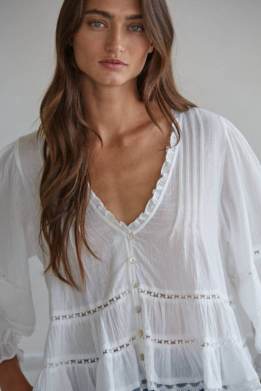 Daphne Lace Blouse