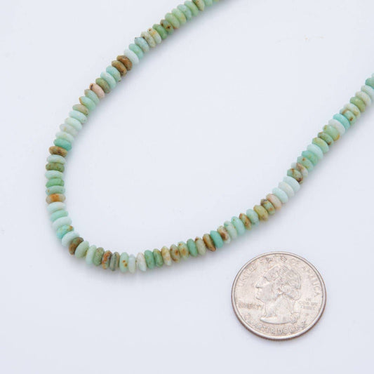 Amazonite Rondelle Necklace