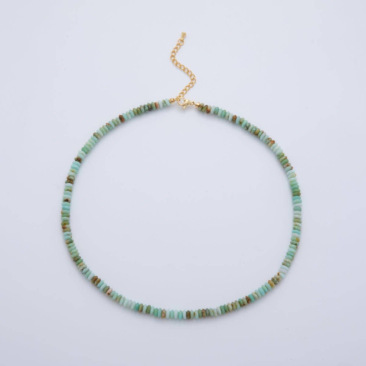 Amazonite Rondelle Necklace