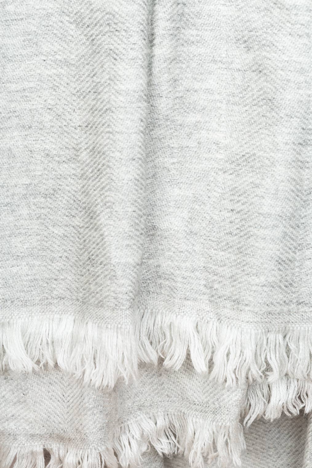 Herringbone Cashmere Blanket