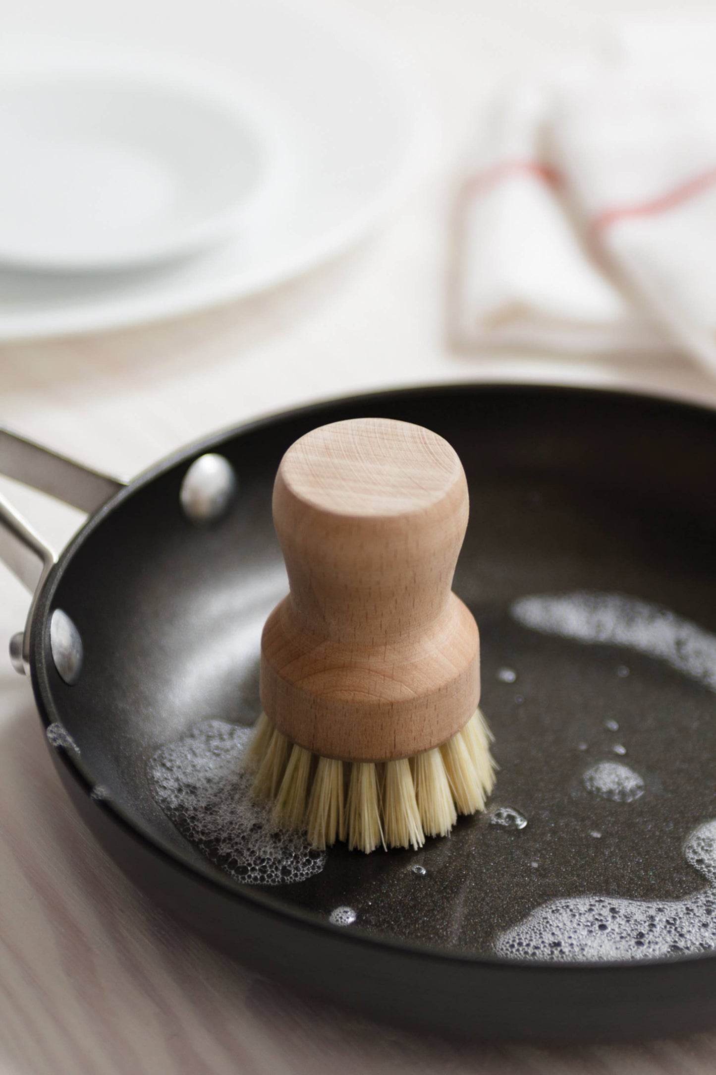 Natural Dish Brush 3"