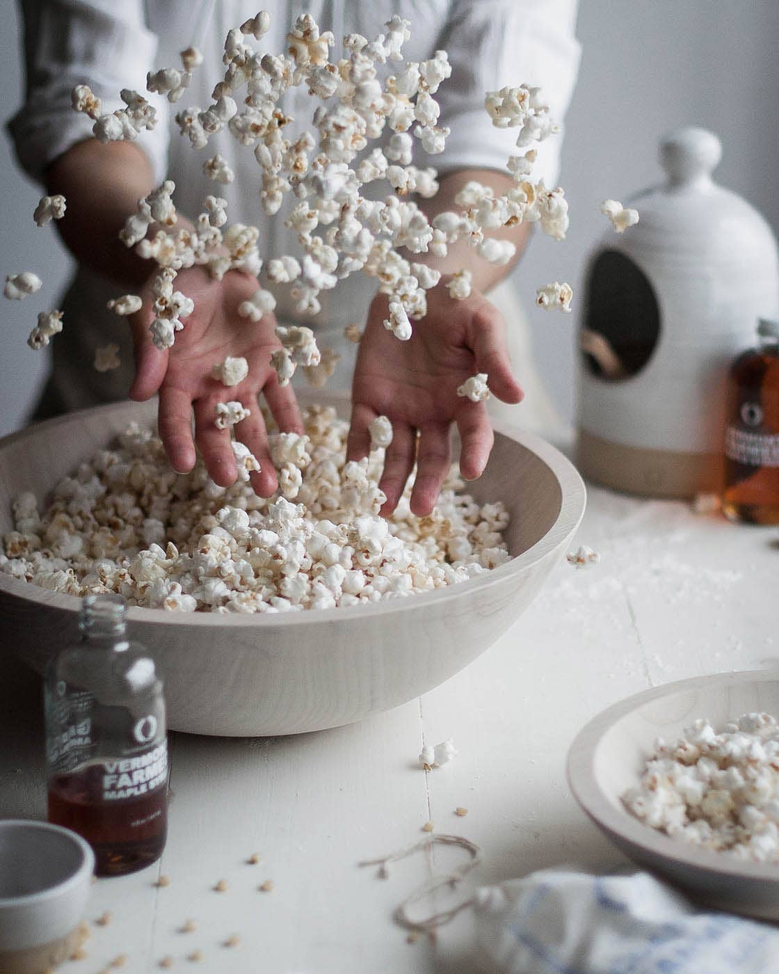 White Wooden Bowls