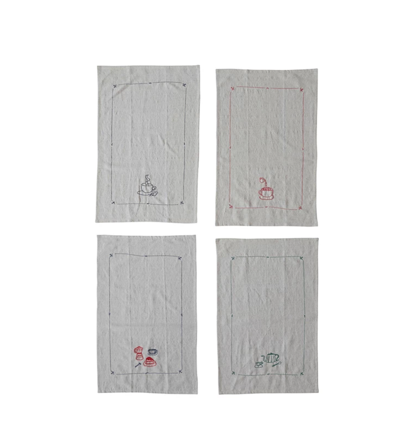 Embroidered Tea & Coffee towels