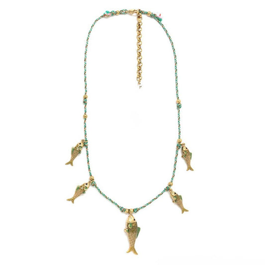 Five Fish Necklace